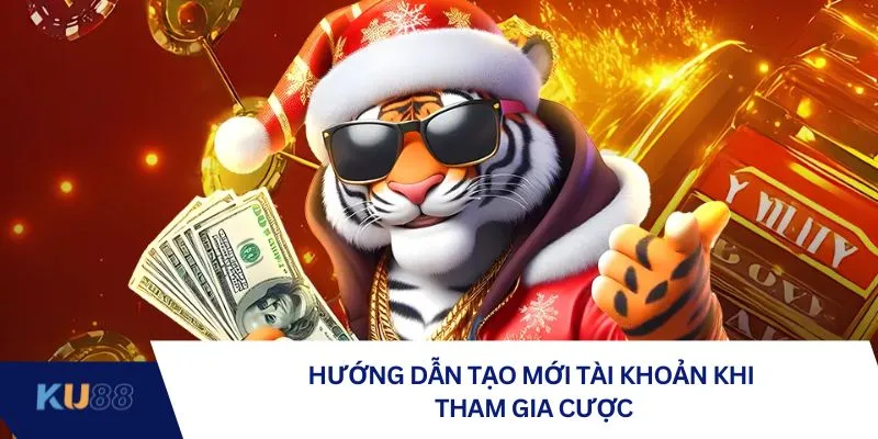 Hướng dẫn tạo mới tài khoản khi tham gia cược